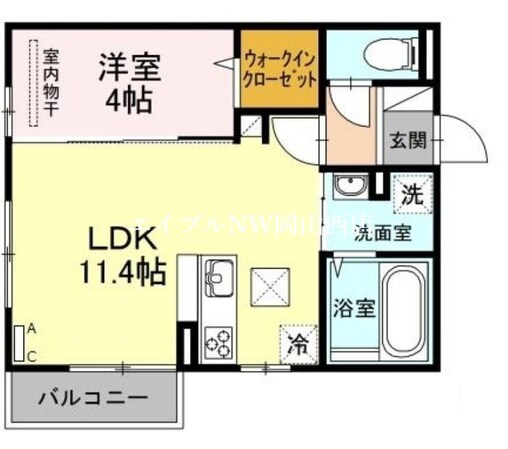 リヴェールの物件間取画像